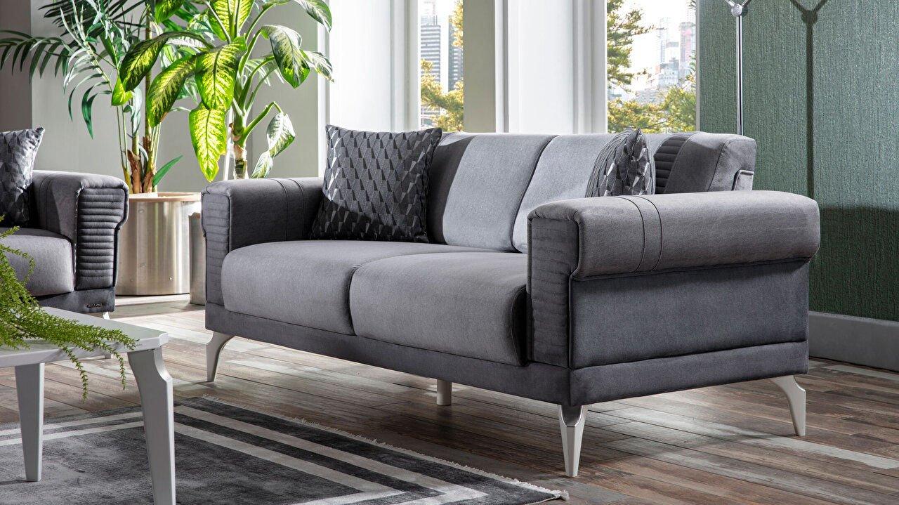 Двухместный диван Leny - Серый
