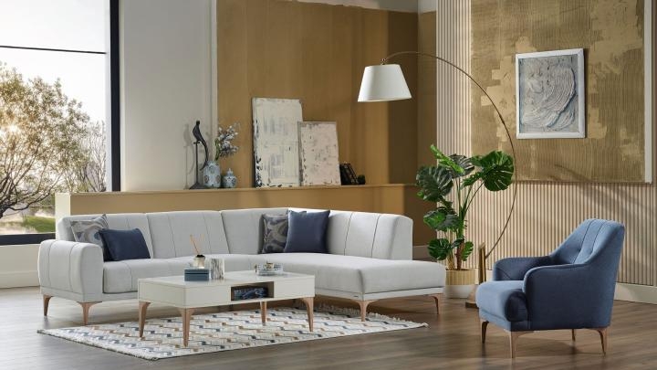 Угловой Диван Порто - Серый