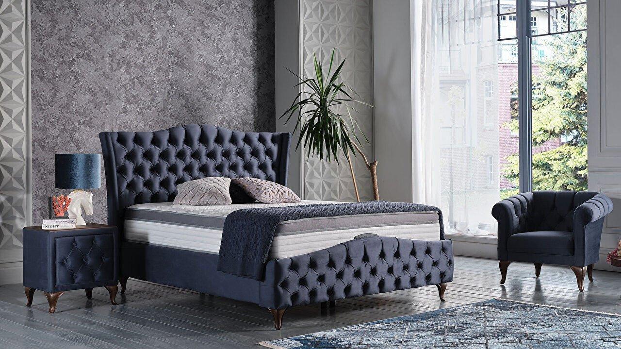 Кровать Estonya - Темно-синий