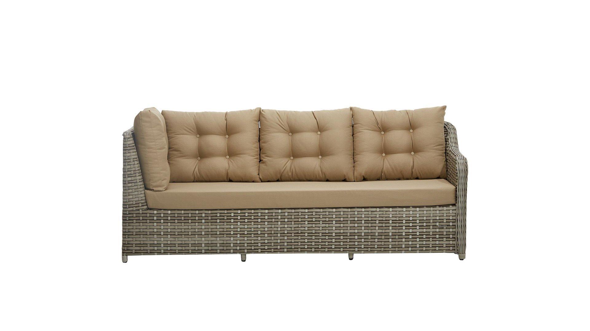 L образный диван Sedef - Кремовый